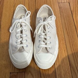 Converse White Canvas Sneakers for Women